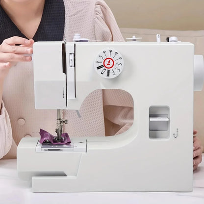 825 Semi-Auto Electric Sewing Machine for Home | Beginner Friendly | All Fabrics,12 Stitches Domestic Sewing Machine