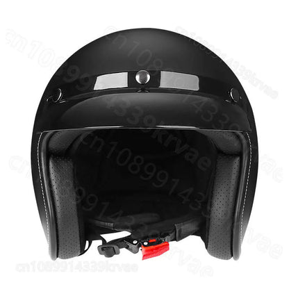 Motorcycle Retro Motorcycle Helmet Electric Vehicle Helmet Riding  3/4 Locomotive Helmet Motorcycle Equipments