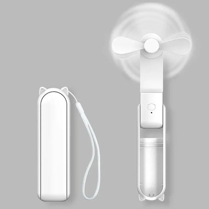 Portable Mini Fan, USB Rechargeable,speed Adjustable, Foldable Handheld Fan, Suitable for Women, student, Travel, Outdoor Use