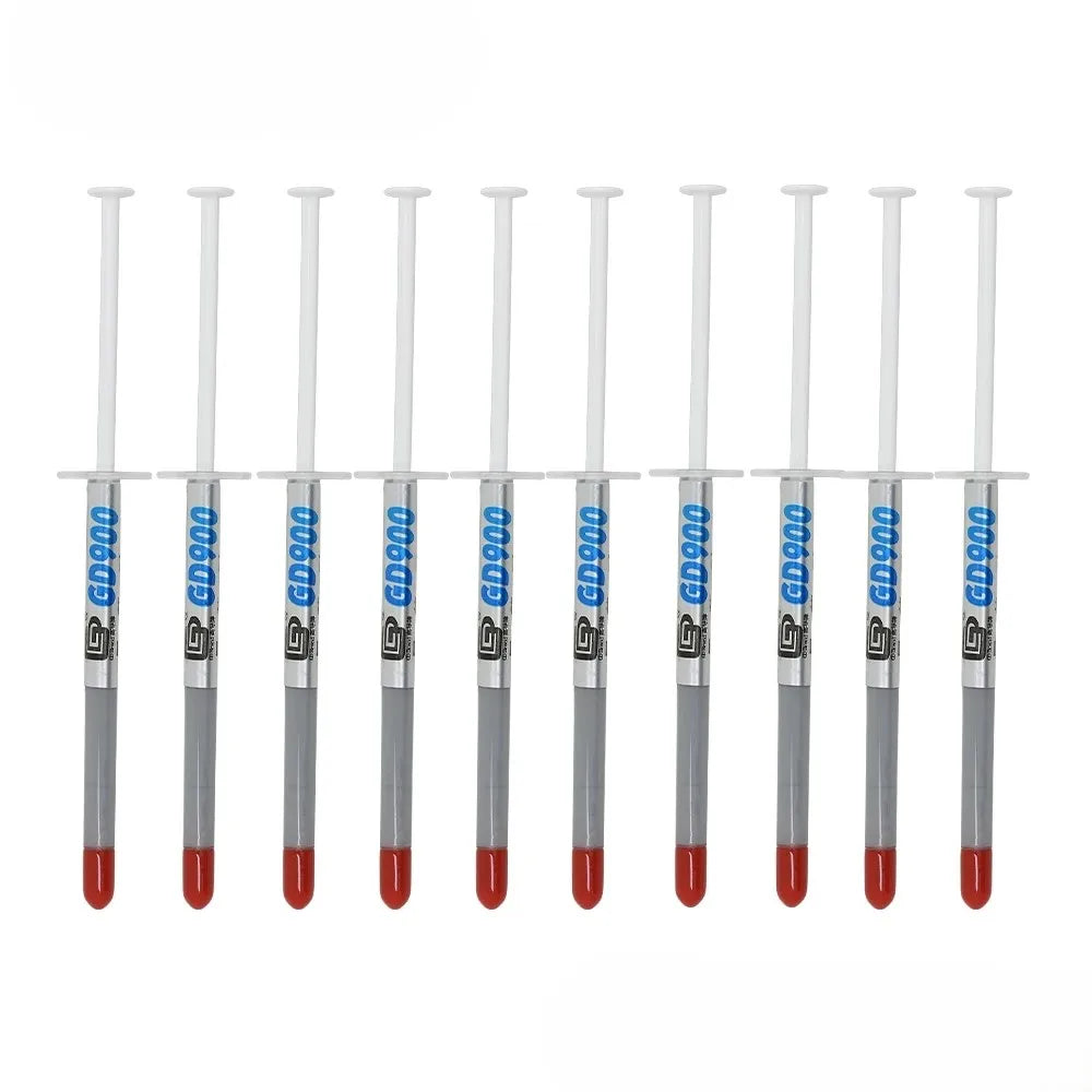 10PCS GD900 1g Thermal Grease CPU Heatsink Processor Thermal Paste For PC Water Cooler CPU Cooler