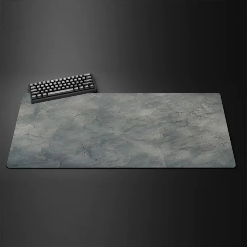 Gray Mouse Pad Large/Small Overlocked Mousepad XXL Desktop Keyboard Table Pad Gray Series Game Desk Mat Computer Accessories