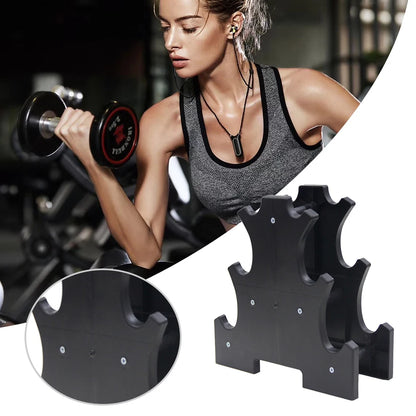 6 Slots Dumbbell Bracket Home Gym Dumbbell Display Rack Weight Storage Organizer 3 Tiers Dumbbell Holder Stand Fitness Equipment