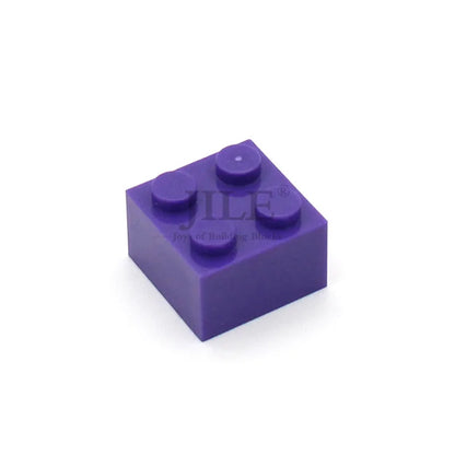 50pcs MOC Building Blocks Brick 2x2 3003 DIY Enlighten Creative Basics Classic Sets Compatible with Assembles Particles Toys