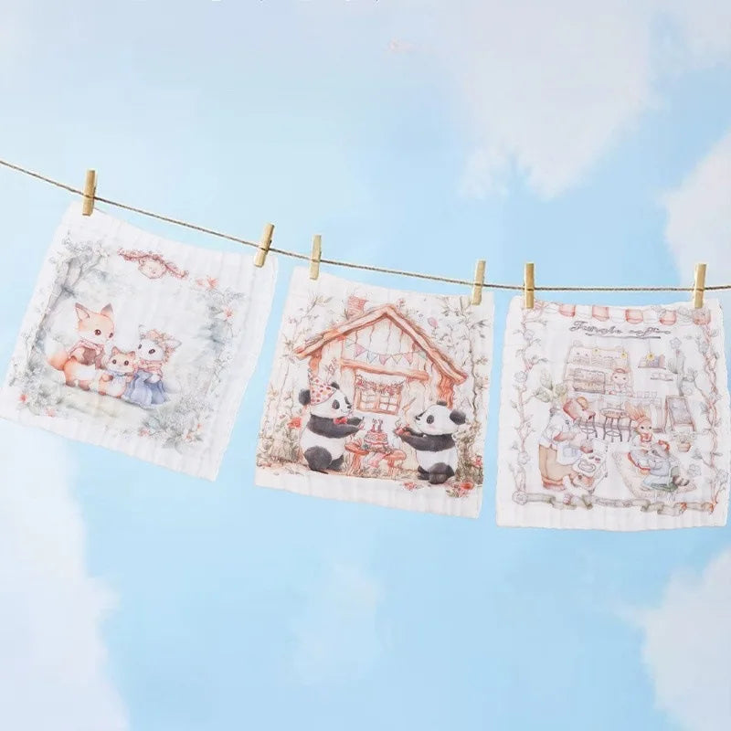 Baby Towels 100% Cotton Muslin Swaddle Cloths Highly Absorbent Soft Gauze Washcloths for Newborn Bath Face and Drool Care