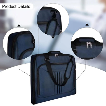 Travel Garment Bag with Detachable Adjustable Shoulder Strap Large for Men Luggage Bag for Holiday Short Trip Business Weekender