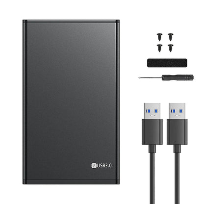 Kebidumei USB 3.0 To 2.5 Inch Hard Drive Case SATA HDD SSD Enclosure 5Gbps External Hard Drive Disk Aluminum Box for PC Laptop