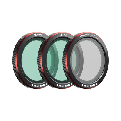Freewell 3 Pack Magnetic Filters ND, UV, CPL, ND/PL, Glow Mist 1/4 Filter Compatibility DJI Neo 2 Camera Photography Accessories
