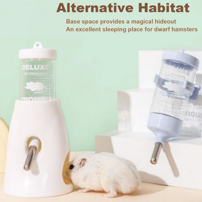 80-425ml Hamster Water Bottle with Stand Leak-Proof Dechatable Automatic Dispenser Small Pet Supplies for Guinea Pigs Rabbit Use