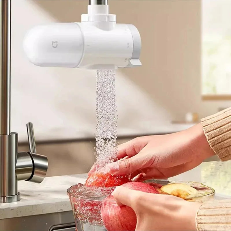 NEW MIJIA Faucet Water Purifier 2 Household Kitchen Tap Visible Water Filter Activated Carbon Percolator System -CN