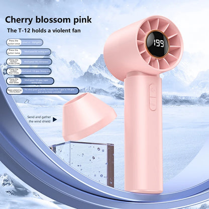 Lenovo 3000mah Handheld Fan LED Digital Display Electric Hand Fans Ice Compress High-Speed Cool USB Rechargeable 2026