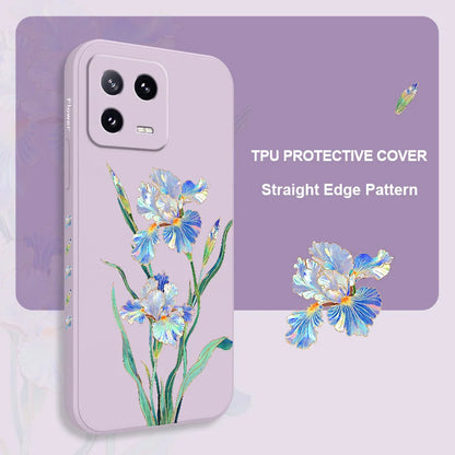 Messenger Flower Phone Case For Xiaomi 17 Mi 15 15T 14 14T 13 13T 12 12X 12T 12S 11 11T 10 10T 9 9T Pro Max  Lite Liquid Silicon