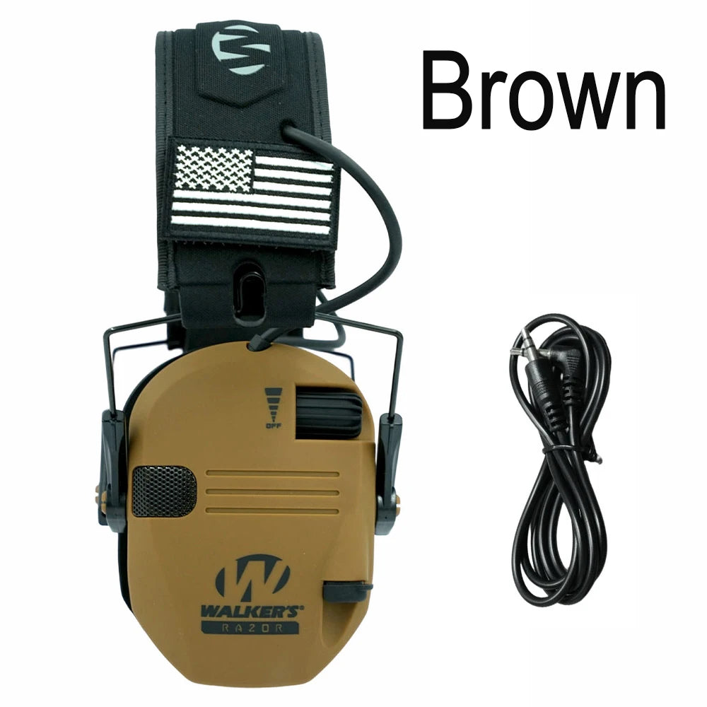 Earmuff Anti-noise Headphone Electronic Shooting Hearing Protection Headset Sound Amplification Foldable