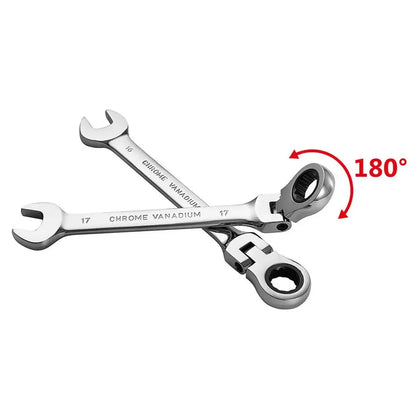 Krachtige Multi-functional 6-25mm Ratchet Wrench with Flexible Head Perfect for Car and Hand Tool Jobs