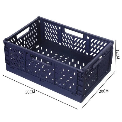 Foldable Storage Basket Wardrobe Organizer Box Kitchen Bathroom Accessories Gadgets For Clothes Toy Spices Condiments Vegetables