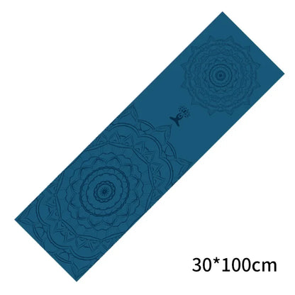 Yoga Cooling Sports Printed Towel 30*100cm Yoga Mat Cover Non-slip Gym Fitness Microfibre Travel Quick Drying Mat Pilates Gift