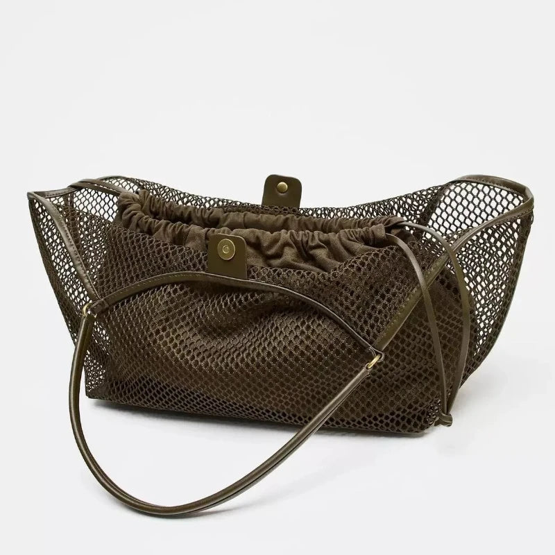 NEW PU Leather Wing Tote Bag Roomy Cluth Bag Large Capacity Buckle Woman Luxury Designer Travel Shoulder Bags Shopper Handbag