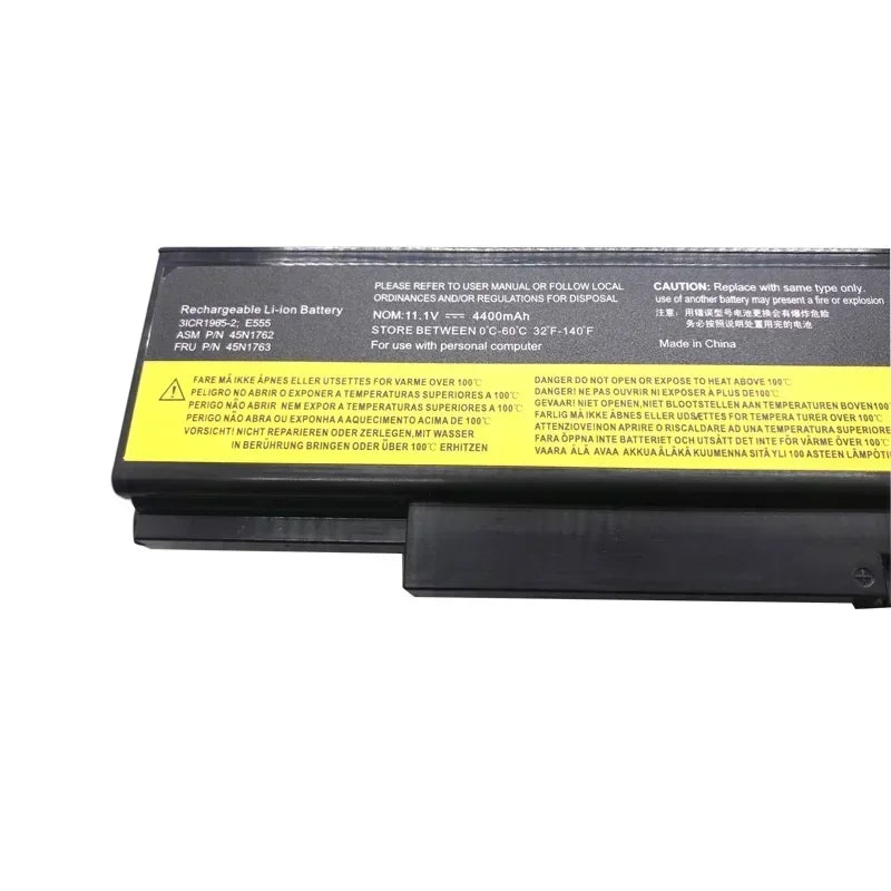 New Laptop Battery for Lenovo ThinkPad E555 E550 E550C E560 E565C 45N1762 45N1763 45N1759 45N1758 45N1760 11.1V 4400mAh