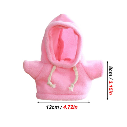 1 PC Warm Winter Pet Pullover Hoodies Outdoor Clothing for Small Animals Bunny Kitten Baby Rabbit Guinea Pig Cosplay Sweatshirt