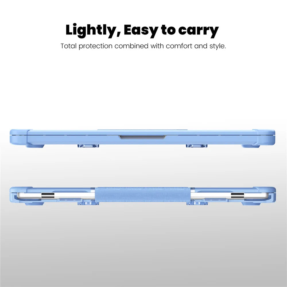 For Macbook Air 15 A3241 M4 2025 Protective Stand Cover Case Compatible with M2 M3 Model A3114 Shell for Air/Ppro 13.6 14 16.2