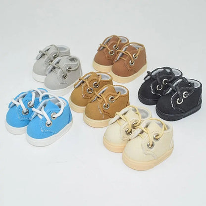Dollhouse Accessories Doll Change Doll Shoes 15cm Cotton Doll Low Bond Leather Shoes 30cm Articulated Doll