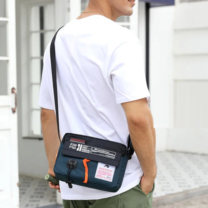 Cross Body Shoulder Bag for Men Fashion Casual Travel Climb Waterproof Nylon Outdoor Sports Military Male Messenger Bags