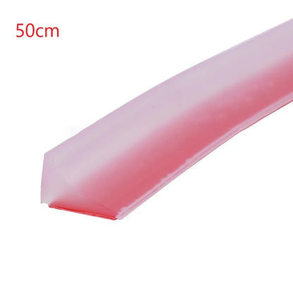 Bathroom Retention Water Barrier Strip Rubber Silicone Shower Barrier Water Stopper Kitchen Dry And Wet Separation Seal Strip