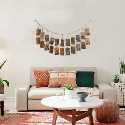 Hanging Photo Display Room Wall Decor for Bedroom Living Room Dorm Office Party Decor Teen Girl Gifts