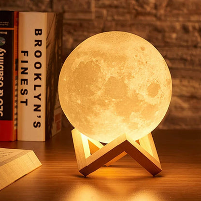 LED-Buchlampe mit Mondlicht und Galaxienlicht, Mond-Nachtlicht, Geschenkidee für Mädchen und Jungen zum Kindergeburtstag, Schlafzimmerdekoration, Innenbeleuchtung