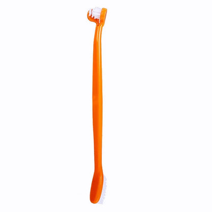 Dog Toothbrush Double-head Dogs Toothbrushes Oral Care Dog Teeth Cleaning Small Pet Mouth Cleaning Cat Toothbrush Pet Products