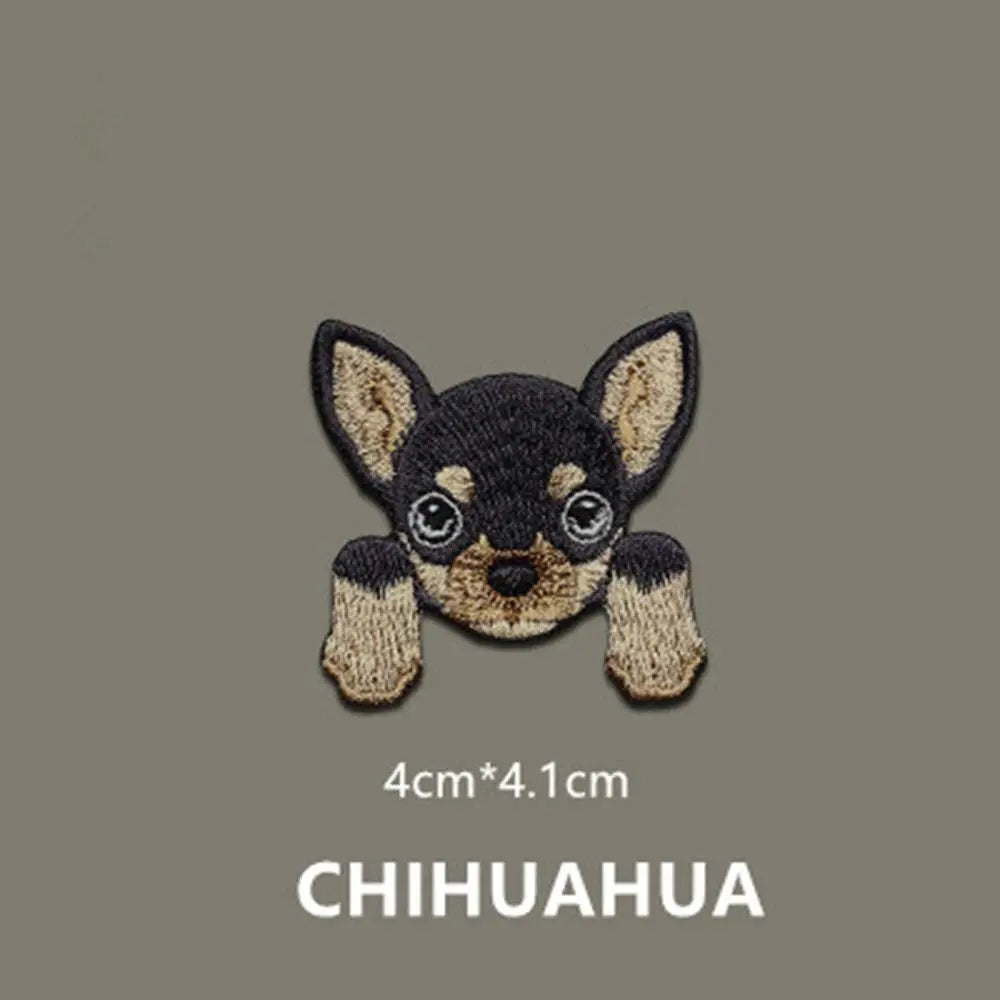 Cute Small Dog Baby's Clothes Patch Clothing Patches Applique Backpack Decoration