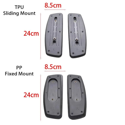Replacement Armrest Arm Pads with Mounting Hole Easy Installation Water Resistant Desk Chair Arm Pads Gaming Chair Parts