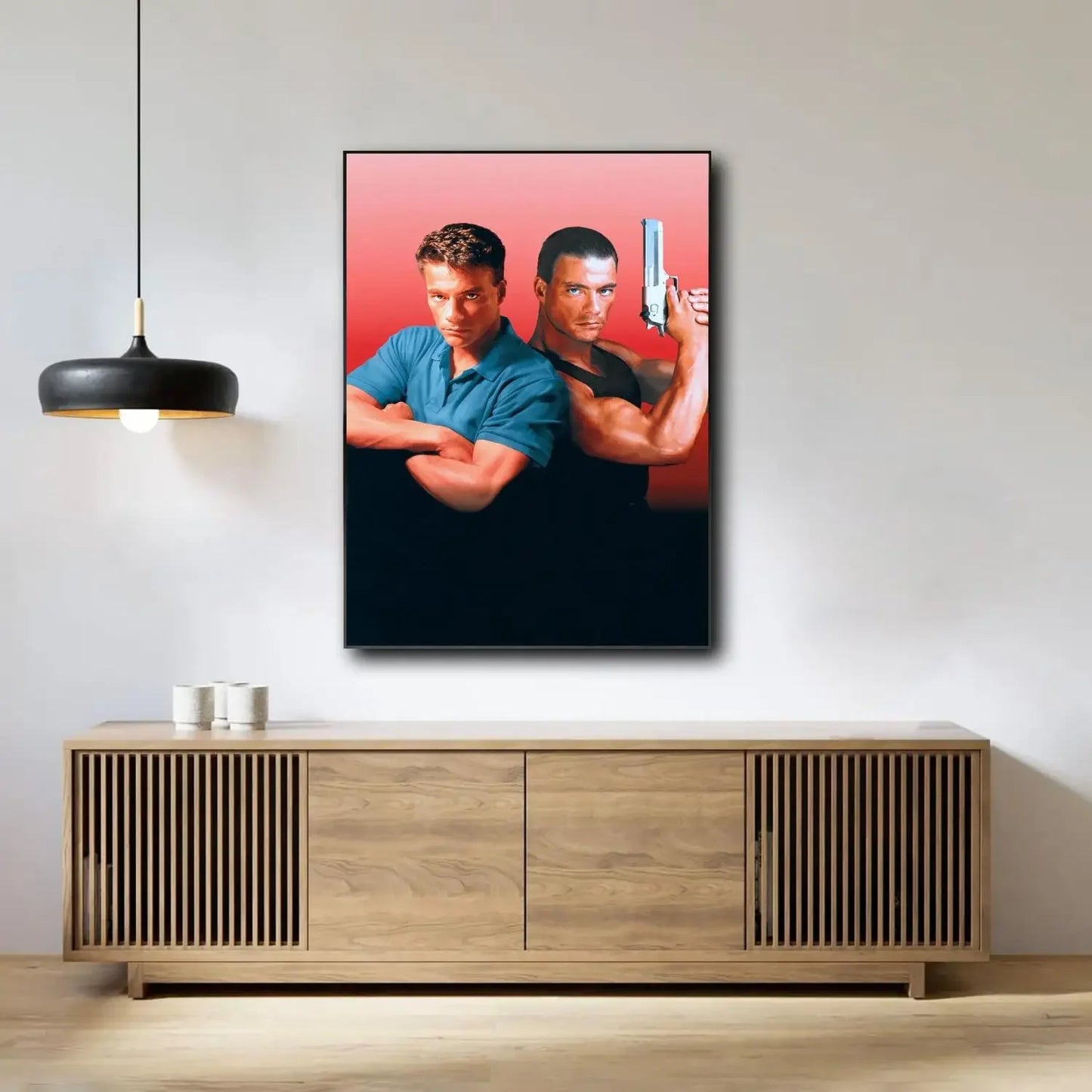 Van Damme Poster Canvas Painting Wall Art for Picture Coffee House Bar Living Room Bedroom Restaurant Home Wall Decor