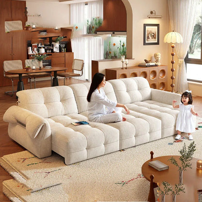 Minimalist Luxury Living Room Sofas Multifunctional Decor Relaxing Modern Sofas Accent Cloud Lazy Futon Divano Home Furniture