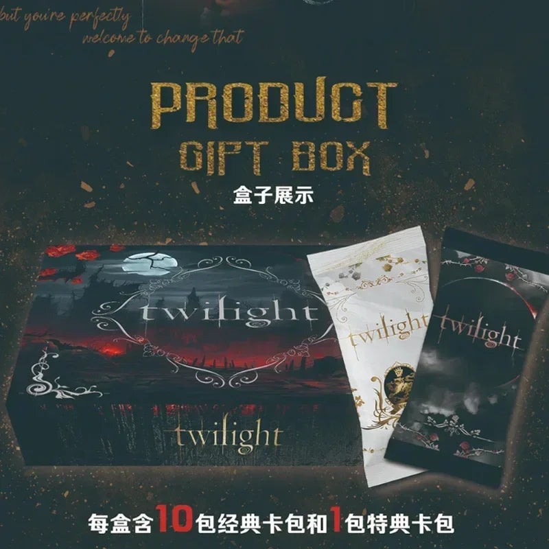 Twilight BellaCullen Edward Cullen Card Movie Renesmee Carlie Cullen Bag Birthday Collectible Cards Children Toy Gifts