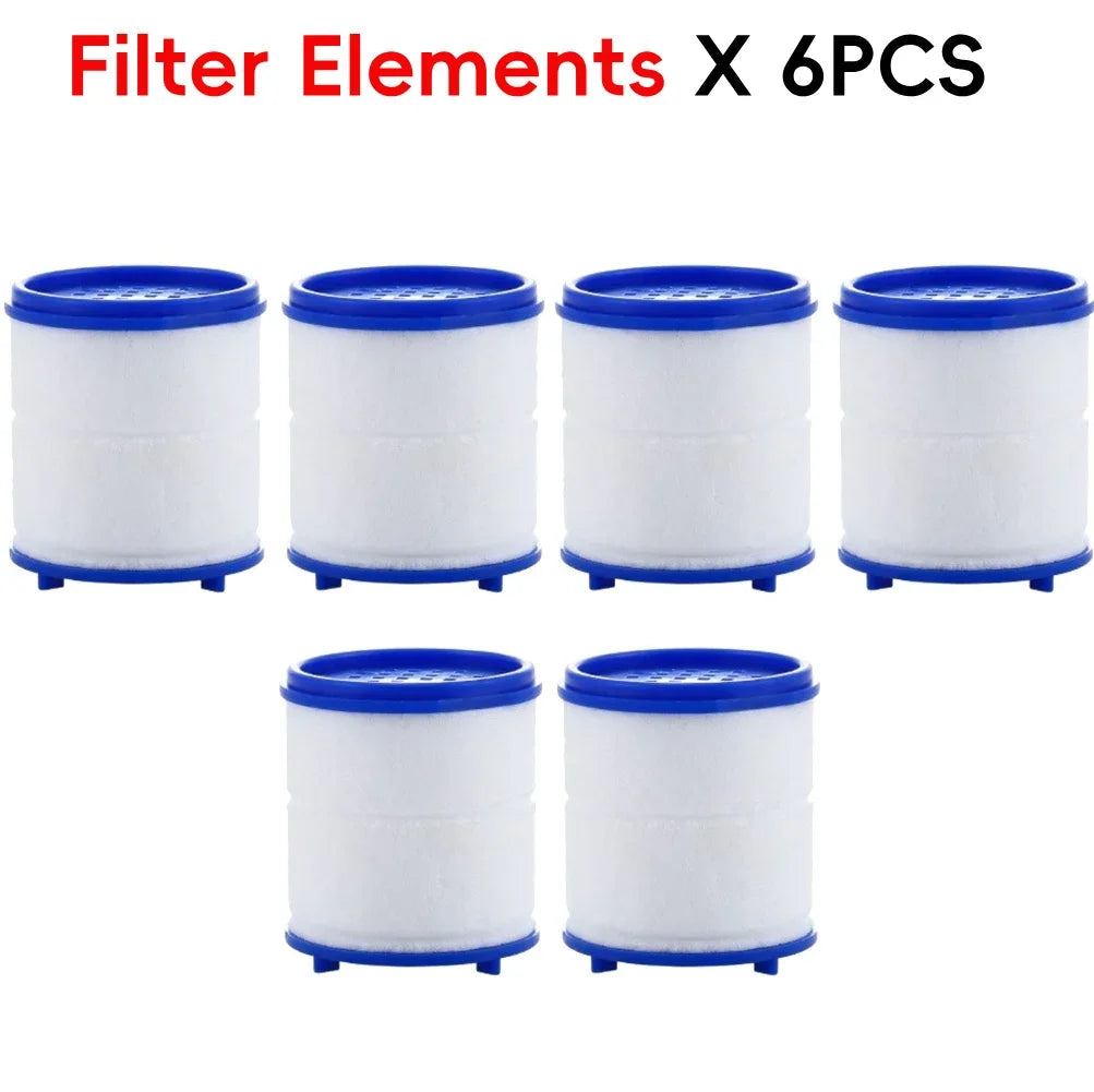 1Set Faucet Water Filter 360 Degree Rotating Filter Elements Water Purifier Set Heavy Metals Filtered Tools PP Cotton Filtration
