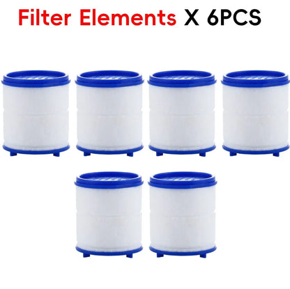 1Set Faucet Water Filter 360 Degree Rotating Filter Elements Water Purifier Set Heavy Metals Filtered Tools PP Cotton Filtration