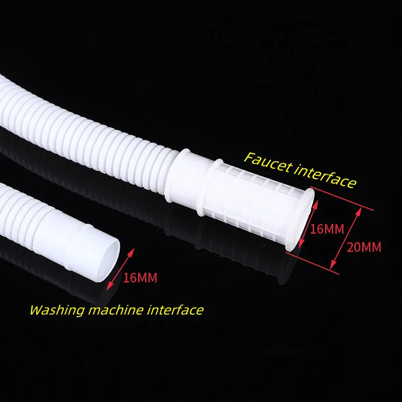 1-4M Washing Machine Draining Hose Plastic Tube Pipe  Extension Drainpipe for Air Conditioner Kitchen Faucet Accessories