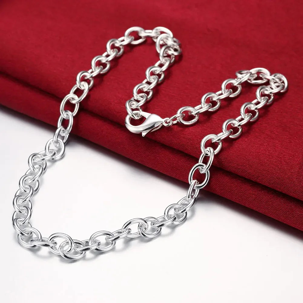 Special Offer Fine 925 Sterling Silver Necklace for Woman Men Fashion Charm 20 Inch Chain Luxury Jewelry Lady Party Wdding Gift