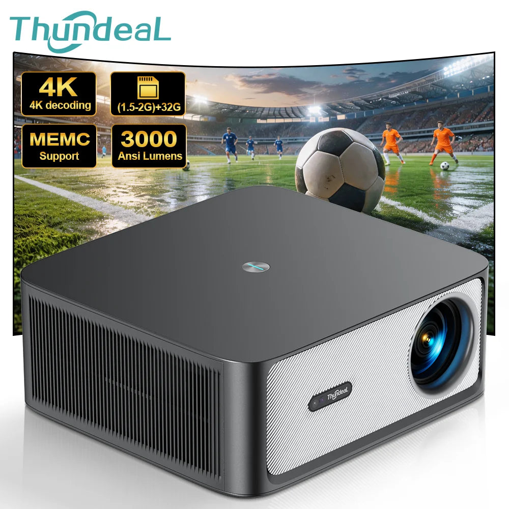 ThundeaL TD98Pro 1080P Full HD Projector 4K Android WiFi Projetor Auto Focus TD98 Pro 3D Smart Home Theater Video Outdoor Beamer