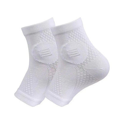 1Pair Ankle Compression Socks,Compression Foot Sleeves with Arch And Ankle Support,Open-Toe Design Neuropathy Socks