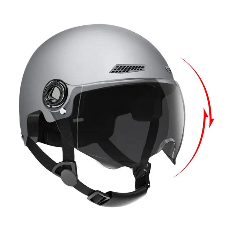 Vintage Motorcycle Classic Helmet Retro Scooter Half Helmet Men Women Safe Cycling Helmet Road Bike Bicycle Head Protection
