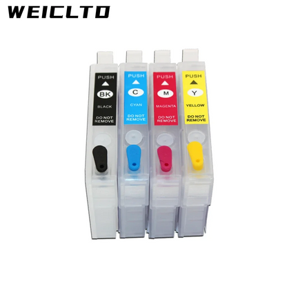 4PC 502XL 29XL 18XL 220 16XL 603XL 604XL 503XL 212XL Refill Ink Cartridge No Chip For Epson XP 2200 2205 3200 3205 Printers