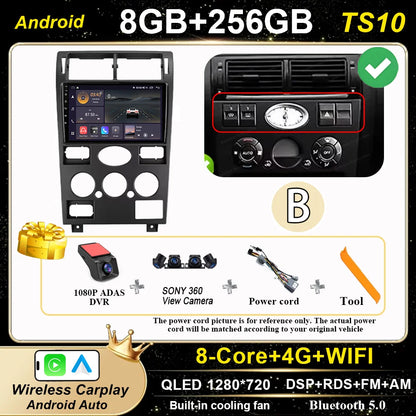 Android 16 GPS Navigation  For Ford Mondeo 2004 -2007 Auto Multimidia Video Player Carplay Head Unit Radio Stereo Car Dvd WIFI