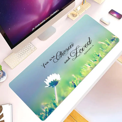 Bible Verse     Mouse Pad Game mouse pad face gamer desk pad mouse pad carpet accessories table pad