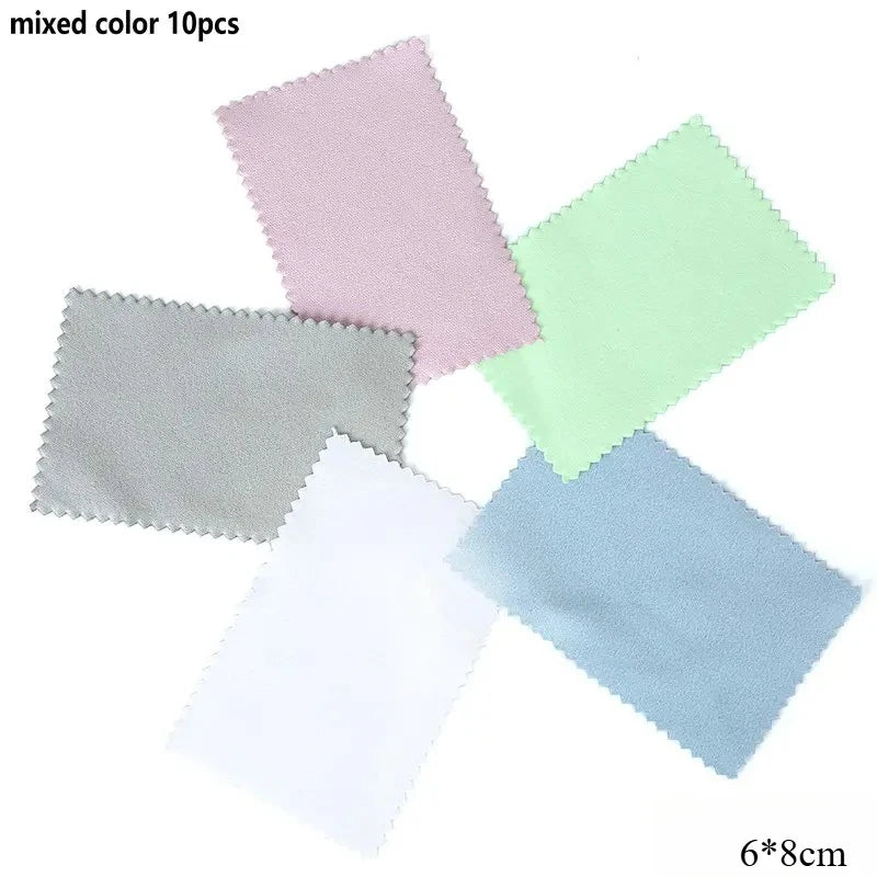 Silver Polishing Cloth 10-50 Pieces Jewelry Cleaning Coin Polish Tarnish Removal Wipes for Antique Sterling Silver Gold Brass