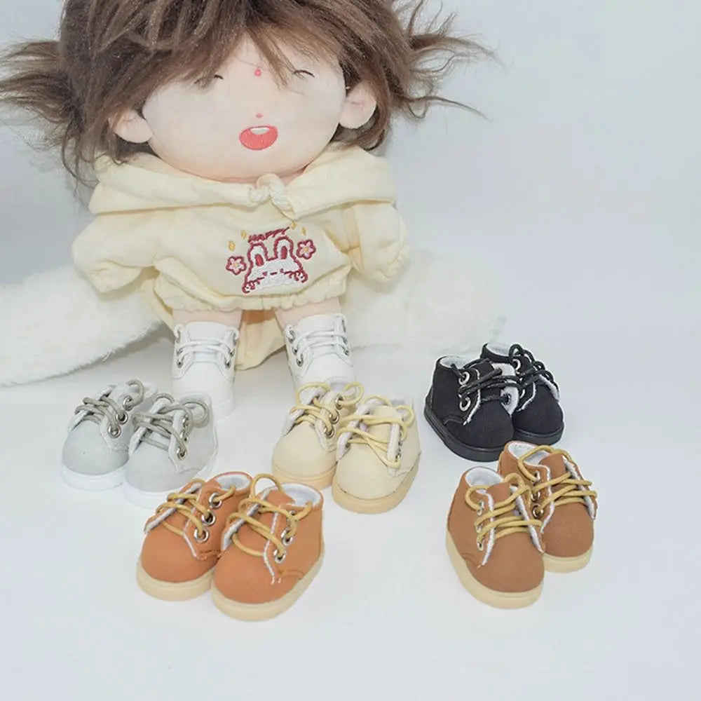 Dollhouse Accessories Doll Change Doll Shoes 15cm Cotton Doll Low Bond Leather Shoes 30cm Articulated Doll