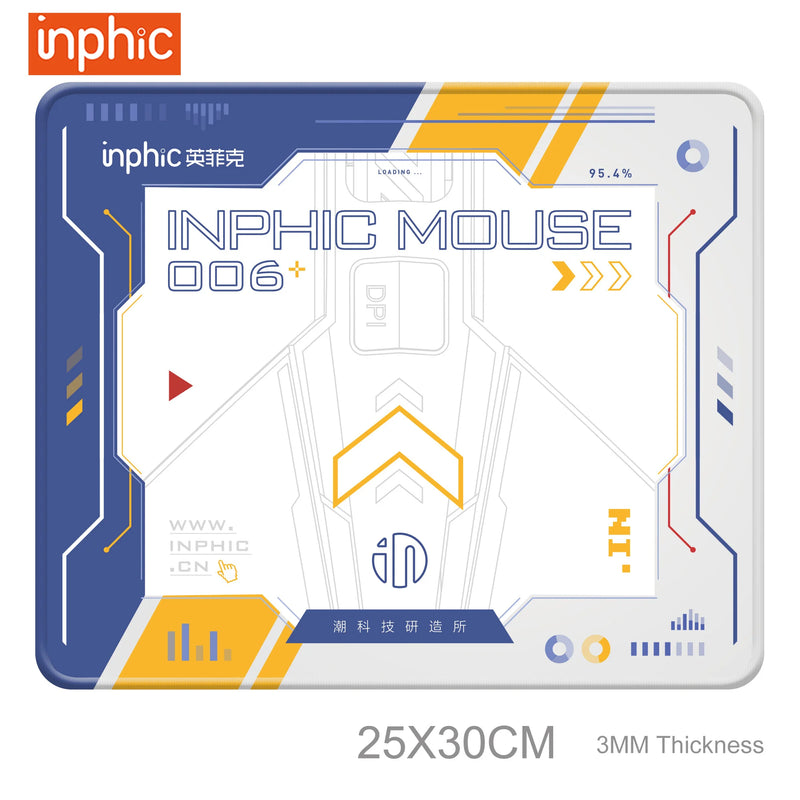 INPHIC PD60 Mouse pad for Office Gaming Use Sci-Fi Mecha Style Mouse Mat 25X30CM