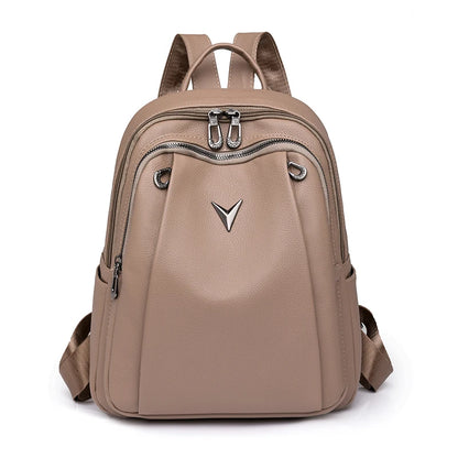 Large Capacity Women Backpack Purses High Quality Leather Female Vintage Bag School Bags Travel Bagpack Ladies Bookbag Rucksacks