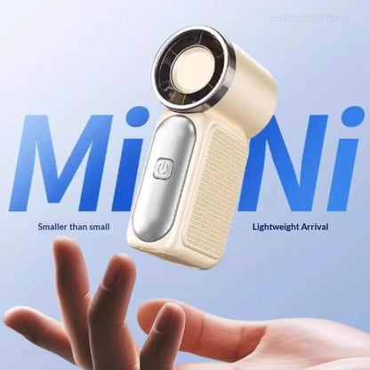 Portable Fan Convenient Creative Mini Fan Pocket Hand-held Fans Lightweight Suitable for Travel Camping Outdoors Display Screen