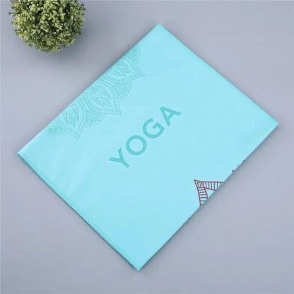 Yoga Cooling Sports Printed Towel 30*100cm Yoga Mat Cover Non-slip Gym Fitness Microfibre Travel Quick Drying Mat Pilates Gift